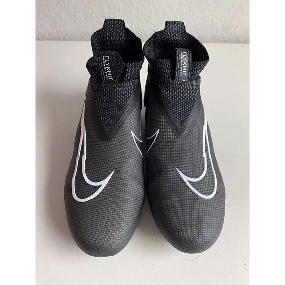 Men's  Sz 10.5 Nike Alpha Menace Elite 3 Black Football Cleats CT6648-010 NEW - Picture 5 of 13